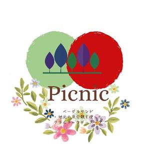 Ayazabu (Ayazabu)さんのカフェ「Picnic」のロゴへの提案