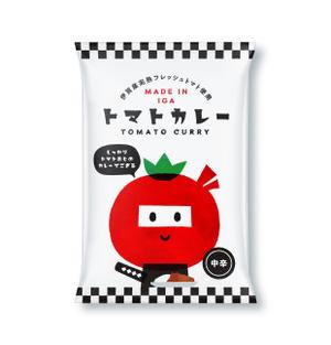 MH (MHMH)さんの自社オリジナルトマトカレーのパッケージデザインへの提案