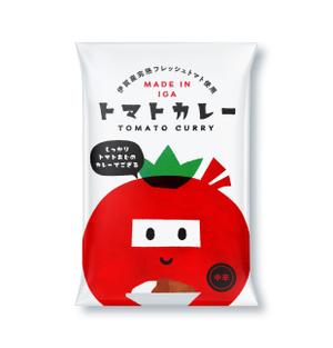 MH (MHMH)さんの自社オリジナルトマトカレーのパッケージデザインへの提案