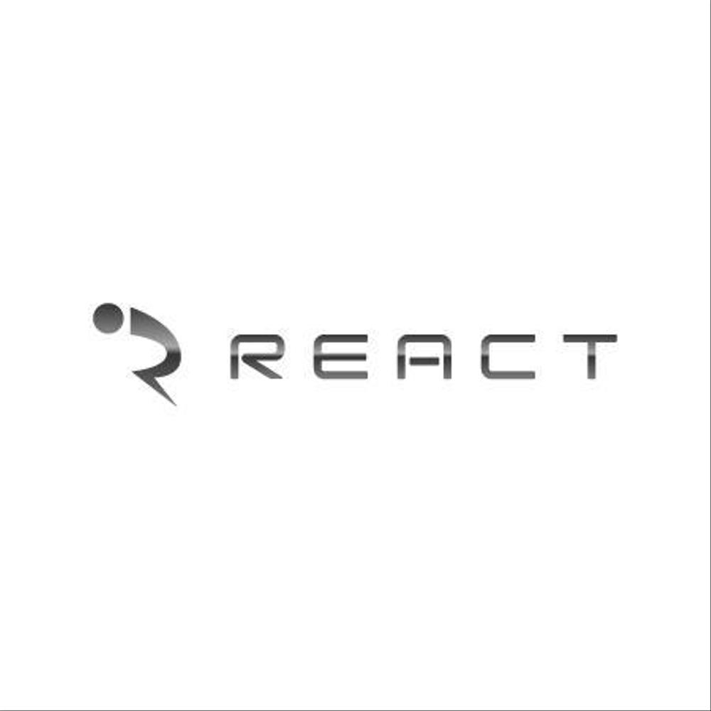 「REACT」のロゴ作成