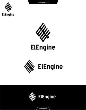 queuecat (queuecat)さんのUIUX専門会社「ElEngine」のロゴ制作への提案