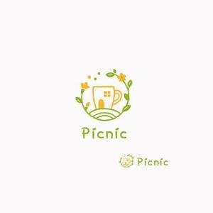 koromiru (koromiru)さんのカフェ「Picnic」のロゴへの提案