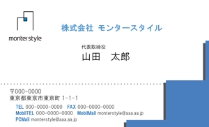 mokomoko0601さんの会社の名刺作成への提案