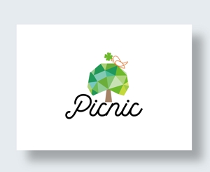 zen634さんのカフェ「Picnic」のロゴへの提案