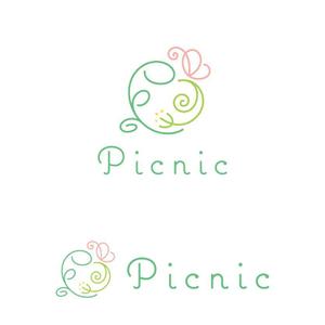 marutsuki (marutsuki)さんのカフェ「Picnic」のロゴへの提案