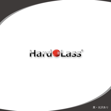 XL@グラフィック (ldz530607)さんの高純度ガラスコーティング「ハドラス」のロゴ（ガラスイメージ）への提案