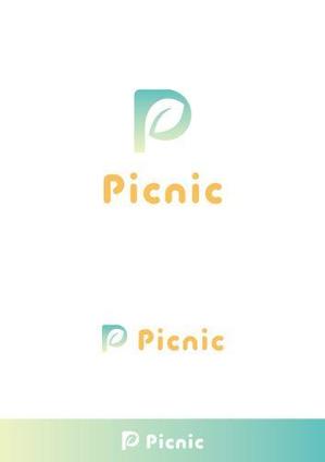 ヘブンイラストレーションズ (heavenillust)さんのカフェ「Picnic」のロゴへの提案