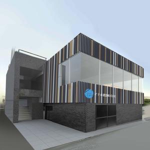 i-rendering (yaskaz)さんの弊社事務所の外装デザインへの提案
