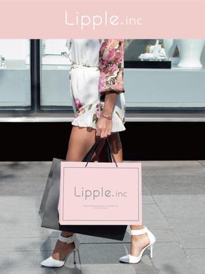 eldordo design (eldorado_007)さんの美容室 本部　「Lipple.inc」のロゴへの提案