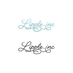 BUTTER GRAPHICS (tsukasa110)さんの美容室 本部　「Lipple.inc」のロゴへの提案