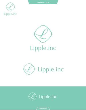 queuecat (queuecat)さんの美容室 本部　「Lipple.inc」のロゴへの提案