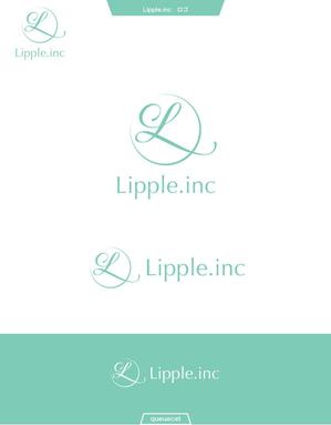 queuecat (queuecat)さんの美容室 本部　「Lipple.inc」のロゴへの提案