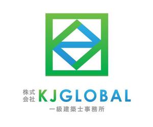 hs2802さんの「株式会社KJ GLOBAL一級建築士事務所」のロゴ作成への提案