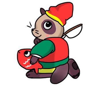 海老ヶ瀬　智巳 (Ebigase_tomomi)さんの七福神の恵比寿様が狸のイラストへの提案