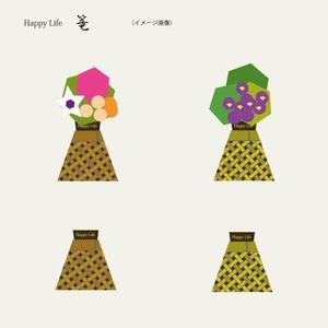 pon_art_designさんの小さな花瓶の側面デザイン（採用10件以上予定）への提案