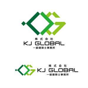 agnes (agnes)さんの「株式会社KJ GLOBAL一級建築士事務所」のロゴ作成への提案