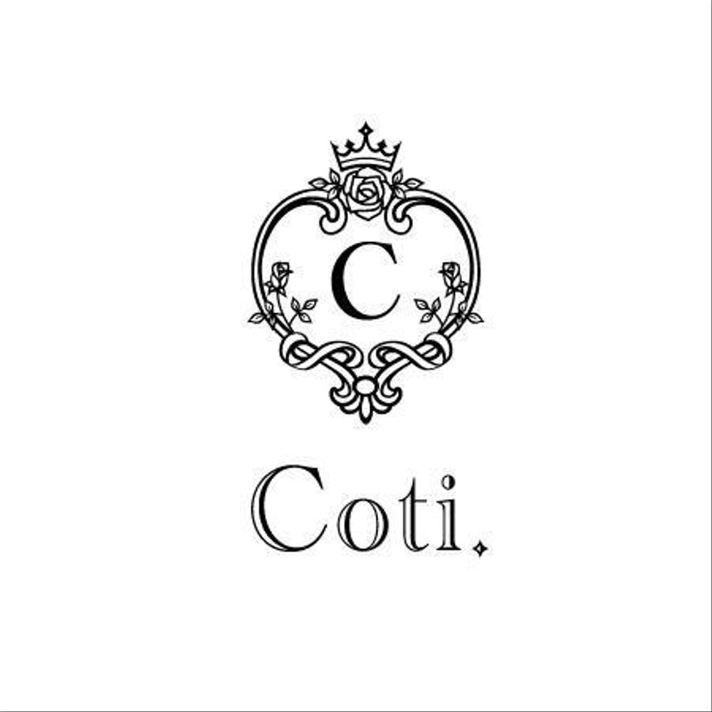 「coti.」のロゴ作成