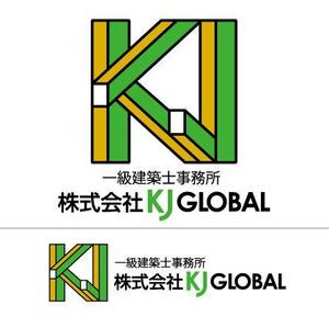 k_press ()さんの「株式会社KJ GLOBAL一級建築士事務所」のロゴ作成への提案
