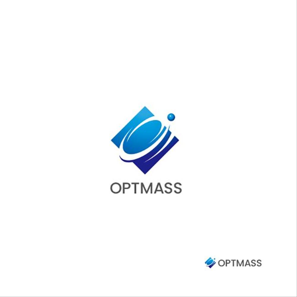 窓ガラスとして使用できる透明な太陽電池を開発する大学発技術ベンチャー　OPTMASS（株）のロゴ