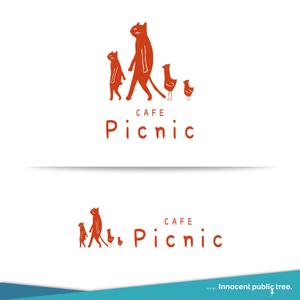 Innocent public tree (nekosu)さんのカフェ「Picnic」のロゴへの提案