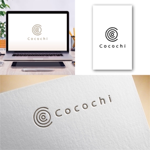 Hi-Design (hirokips)さんのワッフル、クレープ、タピオカ、バナナジュース、などをテイクアウトで提供する『Cocochi』のロゴへの提案