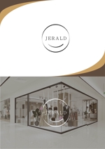 miki (misakixxx03)さんのアパレルセレクトショップ（路面店・ECサイト）「JERALD」のロゴへの提案