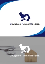 miki (misakixxx03)さんの動物病院「奥山動物病院」のロゴへの提案