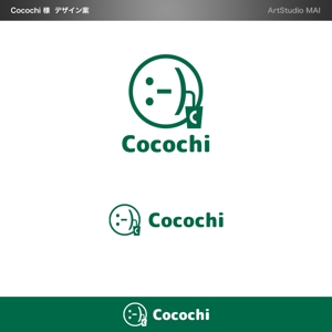 ArtStudio MAI (minami-mi-natz)さんのワッフル、クレープ、タピオカ、バナナジュース、などをテイクアウトで提供する『Cocochi』のロゴへの提案