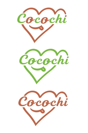 Cutiefunny (megu01)さんのワッフル、クレープ、タピオカ、バナナジュース、などをテイクアウトで提供する『Cocochi』のロゴへの提案