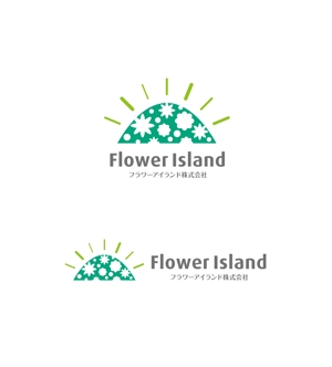 horieyutaka1 (horieyutaka1)さんの横断幕、協賛広告「フラワーアイランド株式会社」のロゴへの提案