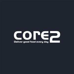 IROHA-designさんのキッチンカー(タコライスやホットサンドなどのジャンクフードを扱う)「core2」のロゴへの提案