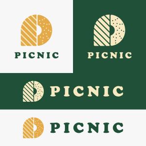 MALU SANKAKU SHIKAKU (malusankakushikaku)さんのカフェ「Picnic」のロゴへの提案