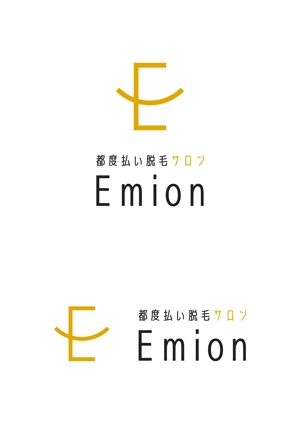 knot (ryoichi_design)さんの都度払い脱毛サロン Emion(エミオン)の ロゴへの提案