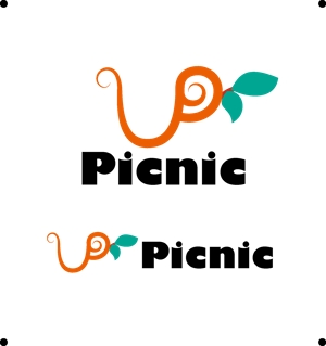結び開き (kobayasiteruhisa)さんのカフェ「Picnic」のロゴへの提案