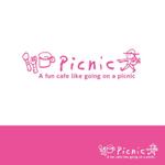 getabo7さんのカフェ「Picnic」のロゴへの提案