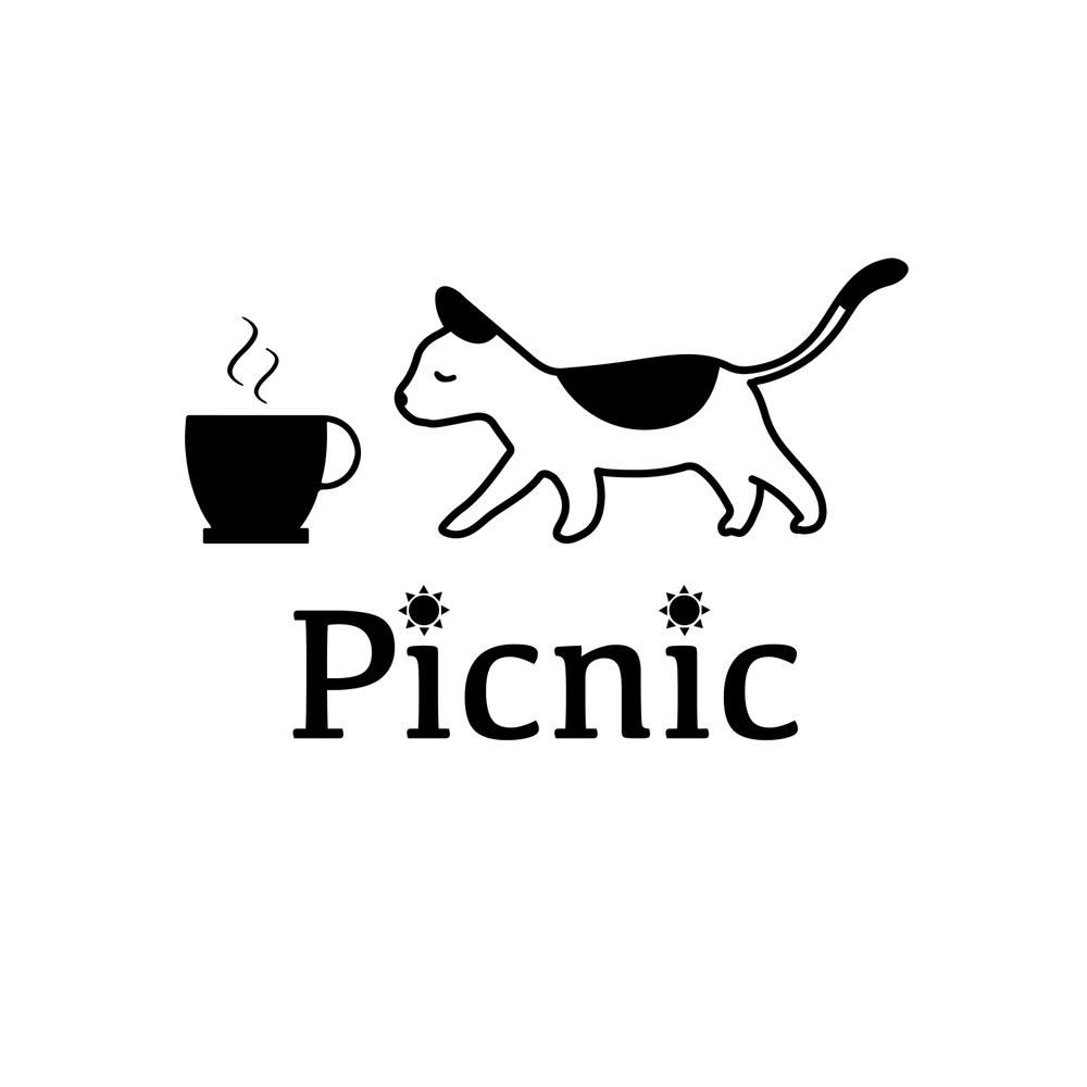 カフェ「Picnic」のロゴ