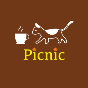 greenpieceさんのカフェ「Picnic」のロゴへの提案