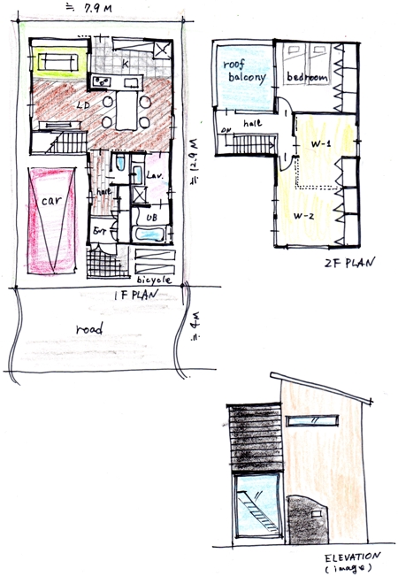 schem11 (schem11)さんの土地から住宅図面作成CADや手書き風への提案