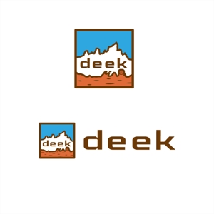 HANEGI DESIGN  (HANEGI_DESIGN_SERVICE)さんの男前インテリアの大工『deek』のロゴへの提案