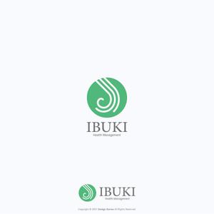 Karma Design Works (Karma_228)さんの中小企業の健康づくりコンサルタント         「IBUKI」のロゴへの提案