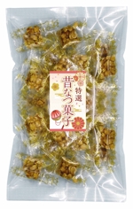 asa-chang (asa-chang)さんの袋入り菓子(吹き寄せのような日本のお菓子）に貼るシールデザインへの提案