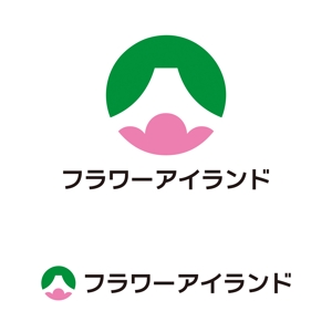 tsujimo (tsujimo)さんの横断幕、協賛広告「フラワーアイランド株式会社」のロゴへの提案