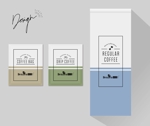 PDC DESIGN (black_cat_nero)さんの中国で販売するコーヒー商品パッケージデザインの募集への提案