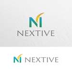 biton (t8o3b1i)さんの会社名「NEXTIVE」の企業ロゴへの提案
