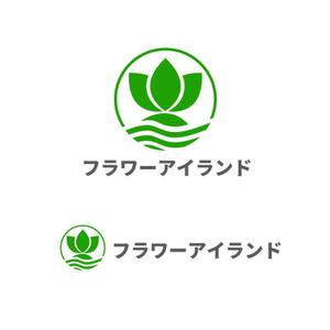 一般社団法人ビーコムサポート  (challenge-osaka)さんの横断幕、協賛広告「フラワーアイランド株式会社」のロゴへの提案