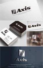 m_mhljm (m_mhljm)さんの人材派遣会社「Axis」のロゴへの提案
