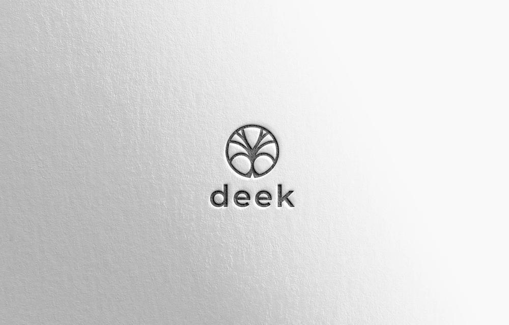 男前インテリアの大工『deek』のロゴ