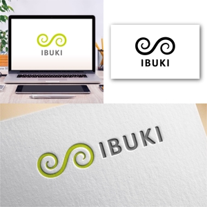 Hi-Design (hirokips)さんの中小企業の健康づくりコンサルタント         「IBUKI」のロゴへの提案