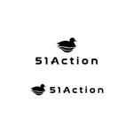 BUTTER GRAPHICS (tsukasa110)さんの社名ロゴ「51Action」の行動指針を示すイラストロゴへの提案