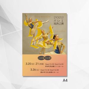 PixArtWorks (YO-YO)さんのバレエ発表公演のチラシデザインへの提案